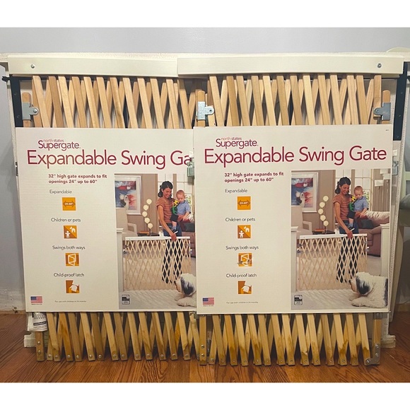 NORTH STATES Supergate Expandable Swing Gate 32” H x 24-60” W - NWT - Picture 6 of 7